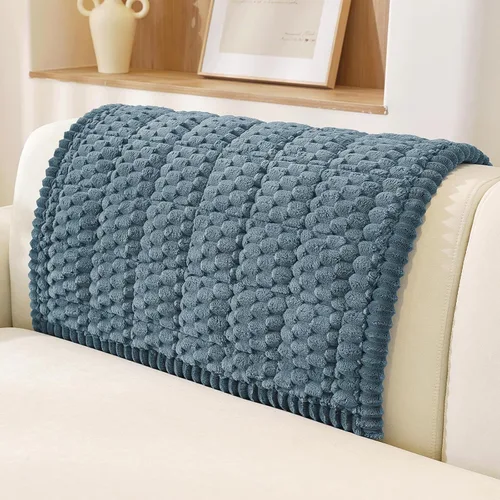 Vista 42 de OstepDecor Funda de sofá para perros, lavable, antideslizante, protector de Azul