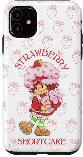 Vista 6 de iPhone 14 Strawberry Shortcake Cutie - Funda con diseño de fresas vintage