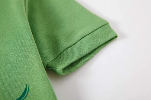 Vista 5 de Popshion Pijamas cortas de 2 piezas para niños pequeños, ropa de dormir de tiburón de tren, 100% algodón, pijamas de dinosaurio para niños pequeños