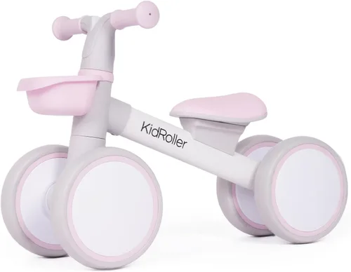 Vista 10 de Bicicletas de equilibrio para niños y niñas de 1 año, 12-24 meses con asiento ajustable y una canasta delantera, regalos de primer cumpleaños