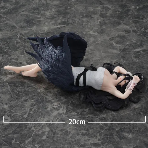 Vista 5 de QAHEART Figuras de Albedo Figura de Shalltear Bloodfallen de Anime Figura de PVC Modelo de Anime Figura de Acción Ornamentos para Fans 20CM/7.87IN