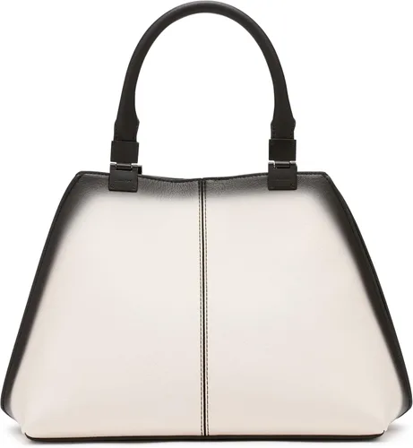 Vista 2 de Calvin Klein Bolso geométrico de granito, Querubín BlancoNegro
