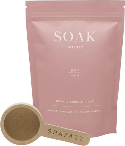 Vista 11 de Spazazz Sales de baño del Mar Muerto con magnesio y árnica, baño mineral de aromaterapia para relajación. Sales de remojo de bañera - Cristales
