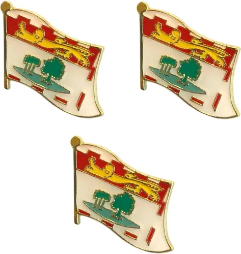 Vista 17 de Pines de solapa de bandera canadiense de provincia y territorio, corbata esmaltada y insignias de alfiler para todas las provincias y territorios