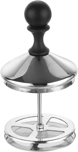 Vista 4 de UXCell Dispensador manual de crema batida, fabricante de crema de mano de acero inoxidable de 13 oz/13.5 fl oz DIY