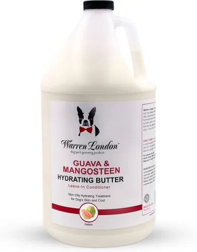 Vista 10 de Warren London Mantequilla Hidratante Acondicionador Sin Enjuague para Mascotas para Perros Loción para Piel y Pelaje Acondicionador de Aloe
