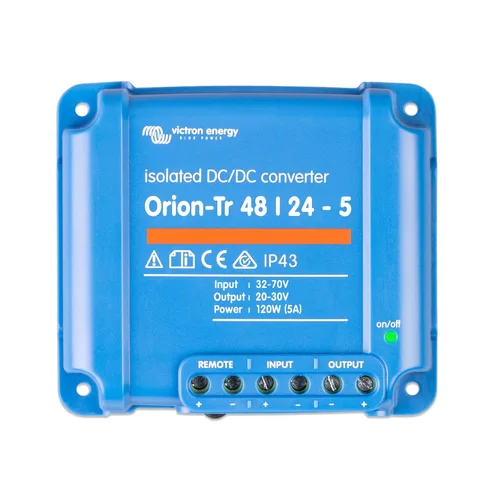 Vista 20 de Victron Energy Orion-Tr Convertidor de CC a CC - 12/12 voltios 9 amperios 110 vatios - Protección IP43 - para sistemas de batería dual - Aislado