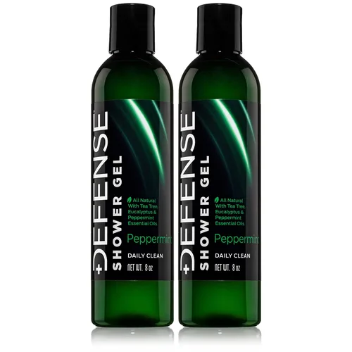 Vista 11 de Jabón de ducha corporal antifúngico en gel 8 onzas fluidas, de Defense, 8 fl oz Control de olores y protección fúngica en la piel para atletas