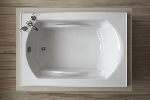 Vista 3 de 71281100-0 Lawson Series 7128 - Bañera de 60 x 42 pulgadas con drenaje reversible, color blanco
