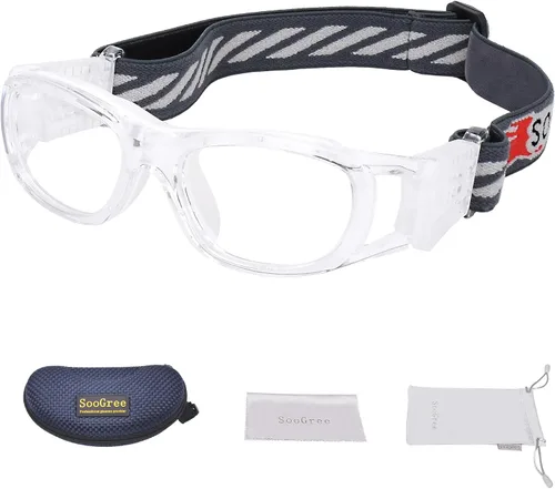 Vista 8 de SooGree Gafas deportivas para niños, baloncesto, regate, fútbol, fútbol, deportes, gafas protectoras de seguridad para los ojos