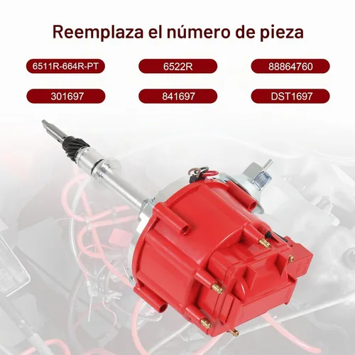 Vista 4 de JDMSPEED Nuevo distribuidor de encendido HEI 6522R Reemplazo para Chevy Inline 6-Cyl 230 250 292