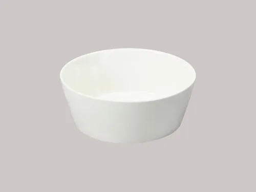 Vista 9 de Bone China - Forma de cono de porcelana, Elegance White Cup Espresso de 5 onzas y platillo, juego de 6 tazas y 6 platillos