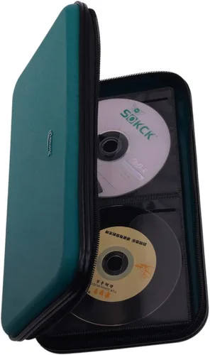 Vista 15 de Funda para CD, billetera resistente de capacidad para 72 personas, soporte para DVD para automóvil, carcasa rígida resistente, soporte para disco
