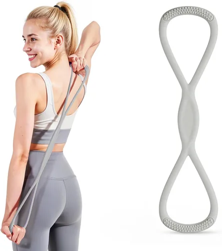 Vista 15 de Figura 8 banda de resistencia, figura 8 bandas de resistencia para mujeres y hombres, figura de banda de resistencia para entrenamiento, asas
