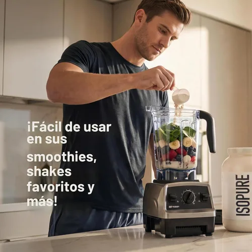 Vista 6 de Isopure Proteína aislada de suero de carbohidratos en polvo, crema