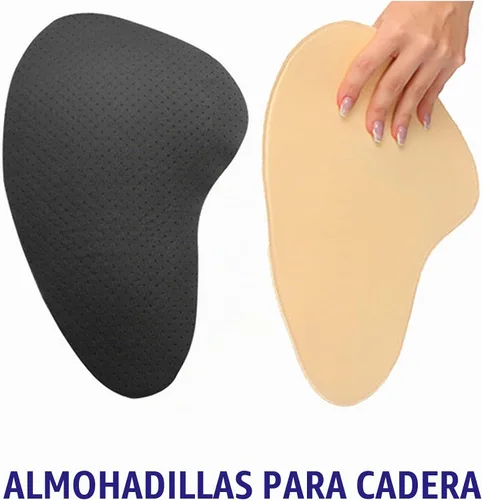 Vista 4 de VENDAU Almohadillas de cadera para mujer: Faja moldeadora acolchada para inmersión Negro