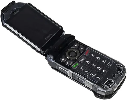 Vista 4 de BELTRON Funda de piel para Kyocera DuraXV Extreme E4810, DuraXV Extreme+ E4811 Verizon Flip Phone – Características: clip giratorio para cinturón
