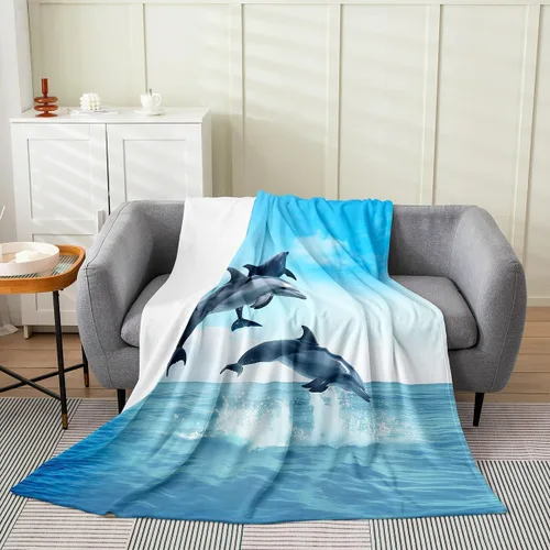 Vista 44 de Erosebridal Hammerhead Shark Flannel Blanket 40x50 Marine Life Fuzzy Plush Throw for Sofa Couch Hammerhead Shark Lover Gifts Ocean Sealife Fleece