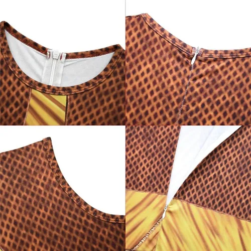 Vista 5 de Dressy Daisy - Conjunto de disfraz de guerrero de aventuras de dragón para niñas
