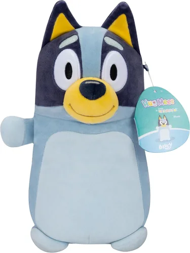 Vista 11 de Squishmallows Original Bluey Bandit HugMees de 10 pulgadas - Peluche oficial de Jazwares ultrasuave de tamaño mediano