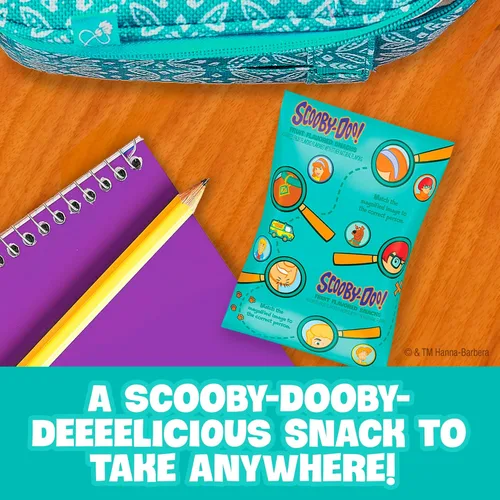 Vista 7 de Scooby-Doo Snacks con sabor a frutas, sin gluten, aperitivos para niños, 10 unidades, 8 onzas (paquete de 8)