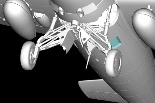 Vista 4 de Hobby Boss HY80328 F4F-4 Wildcat Kit de construcción de modelo de avión