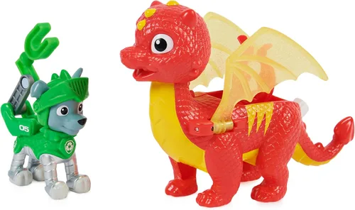 Vista 10 de Paw Patrol, Rescue Knights - Juego de figuras de acción de jade Marshall y Dragón, juguetes para niños a partir de 3 años