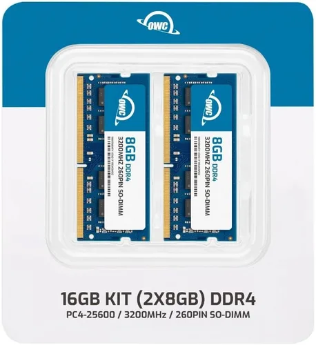 Vista 2 de OWC Memoria RAM de 16 GB (2 x 8 GB) DDR4 3200 MHz no ECC SODIMM de 260