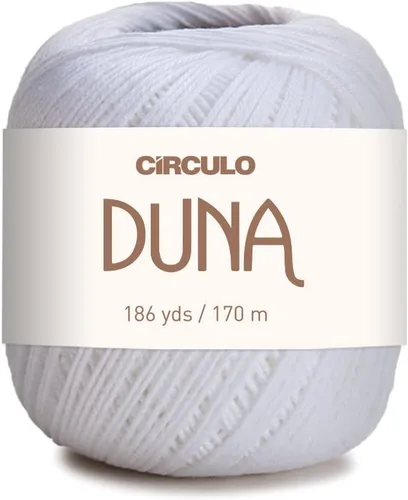 Vista 30 de Círculo Hilo Duna – 186 yardas, 3.52 onzas – Hilo DK de peinado ligero – 100% algodón virgen brasileño mercerizado, perfecto para tejer y hacer