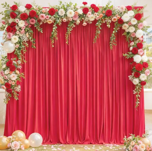 Vista 67 de Cortinas de fondo azul bebé de 8 x 10 pies para bodas, cortinas de fondo de poliéster sin arrugas, para baby shower, fiestas de cumpleaños