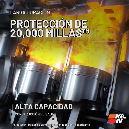 Vista 3 de Filtro de aceite con llave de funcionamiento K&N HP2010. Compatible con Select 1991-2026 CHEVROLET/DODGE/FORD/LINCOLN