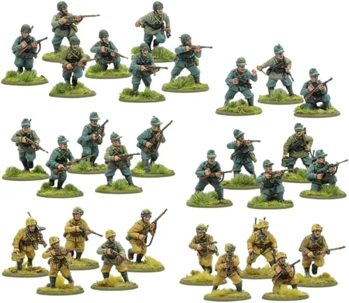Vista 2 de Warlord Games Bolt Action Italian Alpini Mountain Troops 1:56 WWII Mesa Top Wargaming Plastic Model Kit 402015803