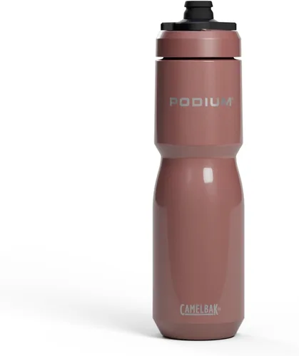 Vista 18 de CamelBak Podium - Botella de agua para bicicleta de acero inoxidable con aislamiento de acero, retención de frío para ciclismo, 12 onzas, color negro