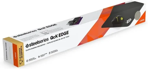 Vista 3 de SteelSeries QcK Edge - Cloth Gaming Mouse Pad - stitched edge to prevent wear and tear - optimized for gaming sensors - size L