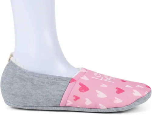 Vista 3 de DEMDACO - Zapatillas de forro polar con suela suave para mujer