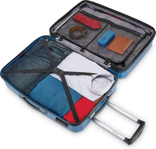 Vista 4 de Samsonite Winfield 3 DLX Hardside - Equipaje expandible con ruedas AzulAzul marino 120752-1112