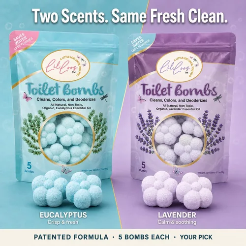 Vista 9 de Bombas de inodoro de aceite esencial natural para inodoros, tabletas limpiadoras de inodoro, aroma de eucalipto de larga duración para un baño