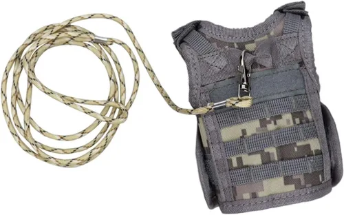 Vista 2 de Arnés y correa para animales pequeños, conejillo de indias, gatito, cachorro, hurón, accesorios de ropa