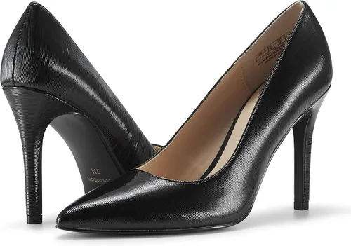 Vista 4 de JENN ARDOR Zapatos de tacón alto para mujer, con punta cerrada, de aguja, clásico, para oficina, boda, boda, sexy, para baile de graduación