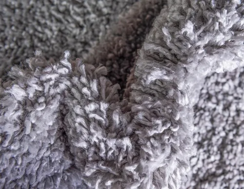 Vista 156 de Unique Loom Colección Davos Shag - Alfombra Lino