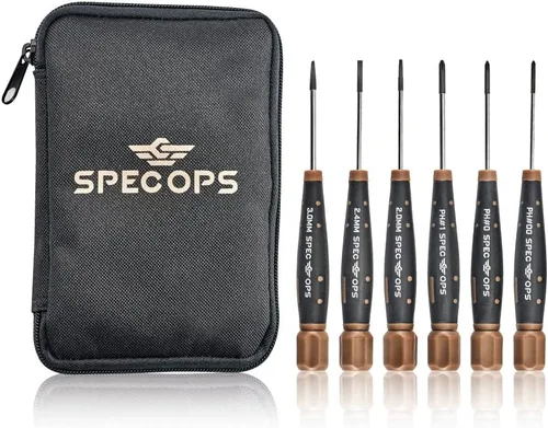 Vista 18 de Spec Ops Tools destornillador Phillips, #1 x 3", punta magnética, eje de acero Cr-Mo, 3% donado a veteranos