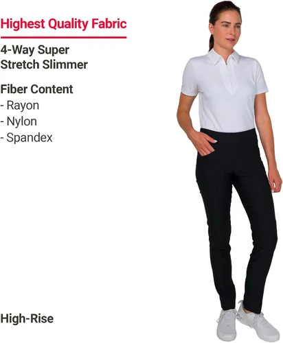 Vista 6 de Jofit Apparel - Ropa atlética para mujer, pantalón de longitud completa para golf y tenis