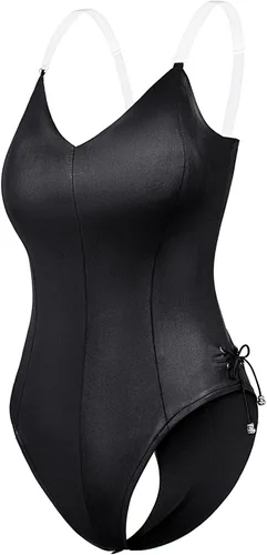 Vista 3 de Conjunto de traje de disfraz de conejito para mujer una sola pieza con accesorios