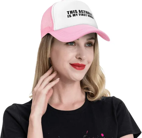 Vista 7 de Funny Country Life Howdy Cowboy Snapback Gorra para hombre de moda Trucker Hat This Actually is My First Rodeo Gorras transpirables