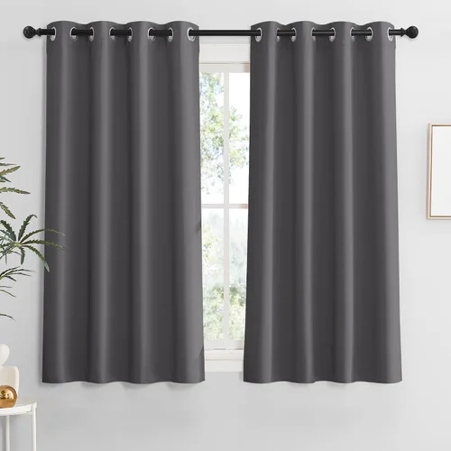 Vista 95 de RYB HOME - Cortinas para armario de 36 pulgadas, cortinas para oscurecer la habitación con ojales resistentes a la oxidación, cortinas de Aqua