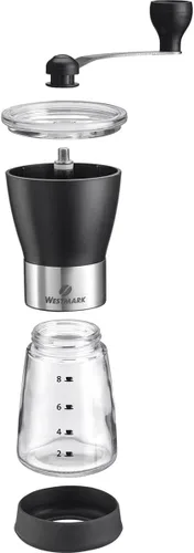 Vista 4 de Westmark Brasilia Negro Molinillo de café ABS Cerámica Vidrio Acero Inoxidable