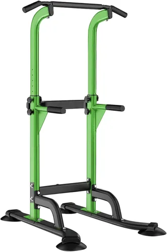 Vista 12 de SogesHome Power Tower - Barra de dominadas y estación de inmersión, soporte de inmersión ajustable en altura para gimnasio en casa, estación