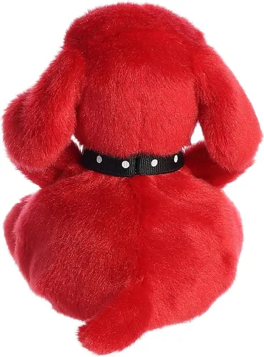 Vista 5 de Aurora Juguetón Clifford Palm Pal Clifford - Animal de peluche - Nostalgia infantil - Compañerismo duradero - Rojo 5 pulgadas
