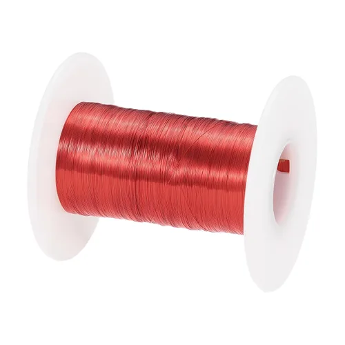 Vista 55 de MECCANIXITY - Alambre magnético de calibre 46 AWG - 0.04mm Hilo de cobre esmaltado - Bobina de alambre magnético de 14669 pies (4471m) - 50g Grado F