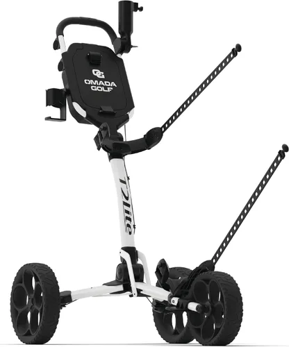 Vista 9 de [Usado] Trilite Carrito de Golf Push Carrito de Golf Ligero y Plegable Soporte Ajustable para Bolsa de Golf